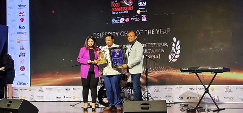 Ajay Chopra awarded ‘Celebrity Chef of the Year’ at the Food Connoisseurs India Convention 2022