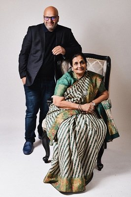 Designers Gautam Gupta & Asha Gupta from the Label Asha Gautam