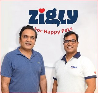 (L-R) Pankaj Poddar - Group CEO, Zigly and Mr. Ambarish Sikarwar- Business Head, Zigly