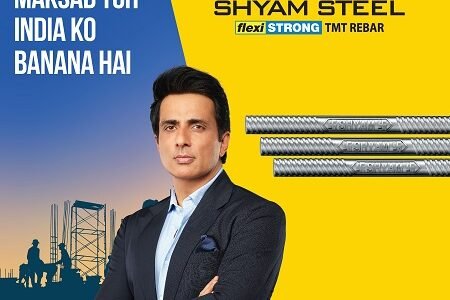 Shyam Steel launches their new TVC Campaign featuring Sonu Sood  The new TVC is the continuation of Shyam Steel’s “Maksad Toh India Ko Banana Hai” campaign