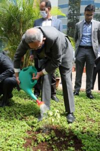 Sapling Plantation - Shri Sanjiv Chadha, MD & CEO, Bank of Baroda