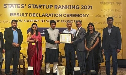 Odisha declared as Top Performer in State Start-up Ranking 2021 by DPIIT