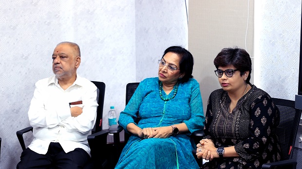 From LTOR - Dr.A.S Arvind - Padma Shri Dr. Kamini. A. Rao and Mr.Pooja Sidharth Rao