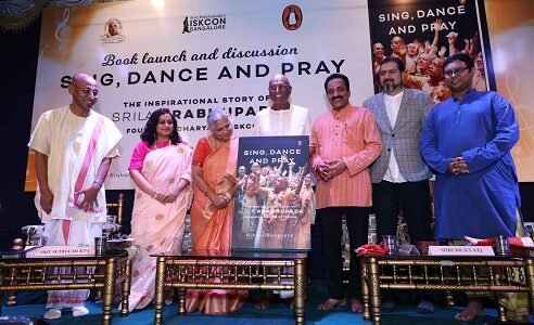 Sing, Dance and Pray –  Book on Srila Prabhupada Launched