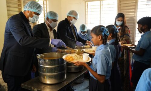 The Akshaya Patra Foundation and NTT Ltd Lay Foundation Stone for a Government School in Bengaluru