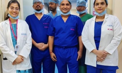 18 large sized fibroids removed from a female patient troubled by pain