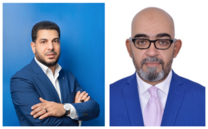 (Left) Mr. Hisham Tolba, Sales Manager-MEA at TPV Technology Gulf - (Right) Dr. Amjad Fathi Al Omar, GM for Sariya Company