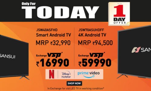 Vijay Sales announces 1 Day Offer; Unbeatable discount on 40 inch & 70 inch Sansui Smart Televisions