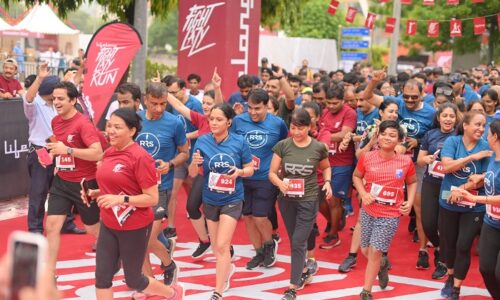 Over 600 participants run at the 2nd edition of 5 kms Lifelong Fight Lazy Run at Delhi