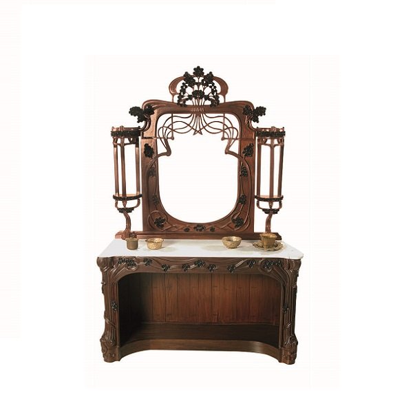 The Great Eastern Home Art Nouveau Console with a mirror