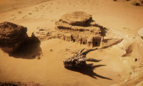Dragons Spotted in The Ancient Desert City of Alula, ahead of The Global Premiere of HBO’s House of The Dragon