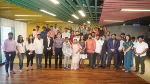 Jayesh Ranjan, Srikanth Sinha, Rama Devi, Shanta Thoutam, Kisshhan seen at the launch of Har Vibhag mein Robotics initiative by AIRA