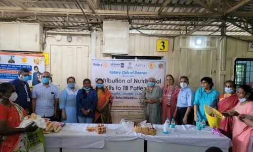 Nutritional Food Kits distributed to TB patients