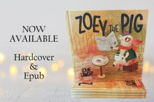 Zoey the Pig by Louie Lawent