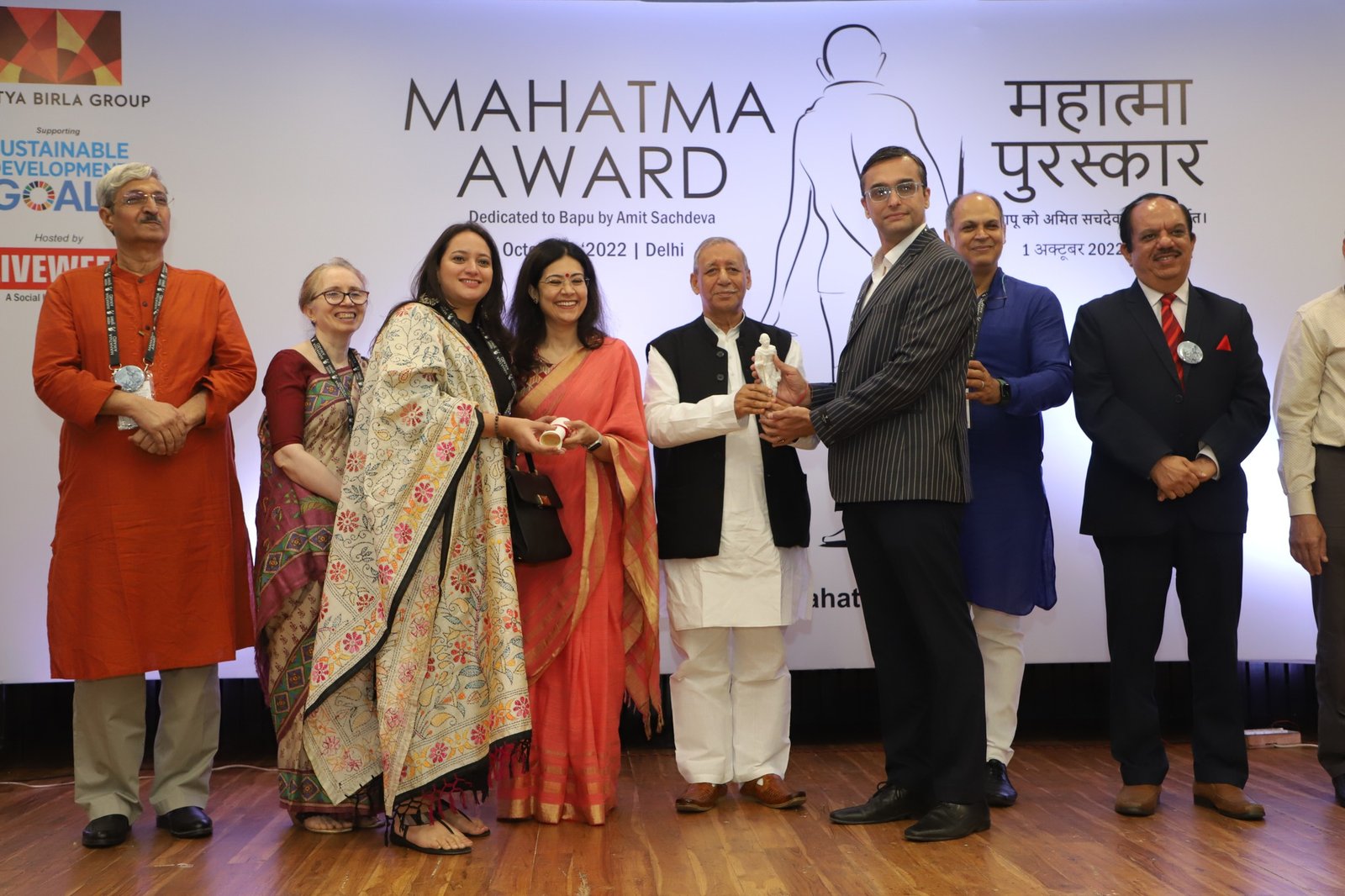 Generation India bestowed with the prestigious “Mahatma Award for Quality Education 2022”