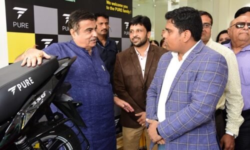 Shri Nitin Gadkari, Union Minister of Road Transport and Highways” Inaugurates Newest PURE EV Dealership Showroom in Nagpur