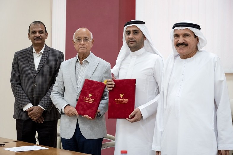 Zaid Mashari, CEO of PROVEN Reality with Senior Executives of Gulf Medical University
