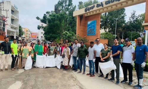 Cleanathon Initiative by residents of Prestige Misty Waters, Hebbal