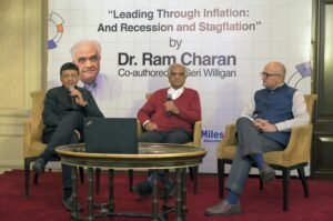Influential Business Guru Dr. Ram Charan in India to launch his new book