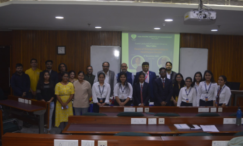 Asia Pacific Institute of Management, Delhi, organized a Seminar on the Need of Entrepreneurship in the Healthcare Sector