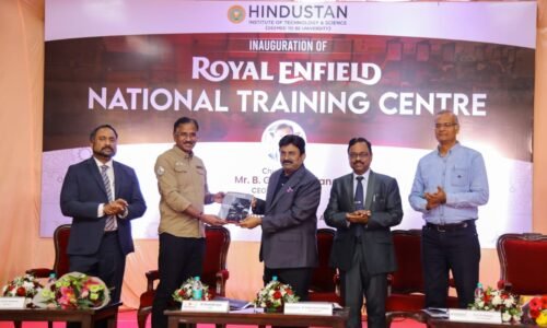 Royal Enfield Experiential Training Hub, Inaugurated at Hindustan Institute of Technology and Science (HITS)