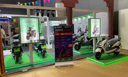 Okaya EV Showcases Its Brand New Range of High Speed Electric Scooters at India International Trade Fair