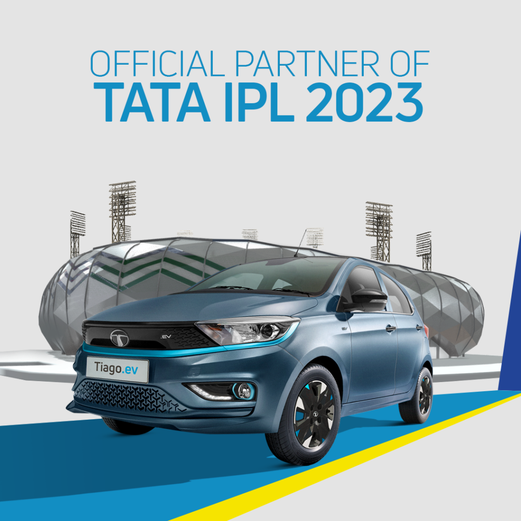 Tata IPL 2023 to Go.ev with the Tiago.ev