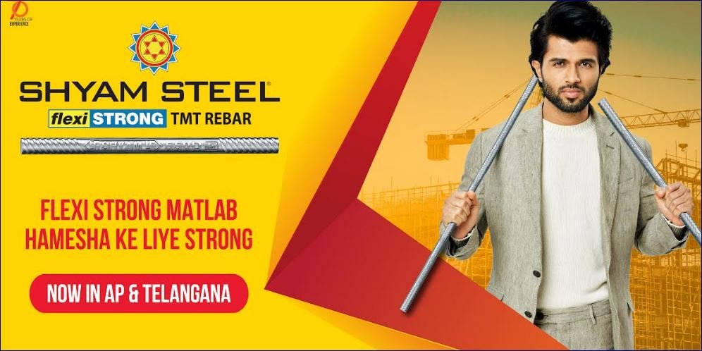 Shyam Steel launches its new TVC campaign featuring Vijay Deverakonda