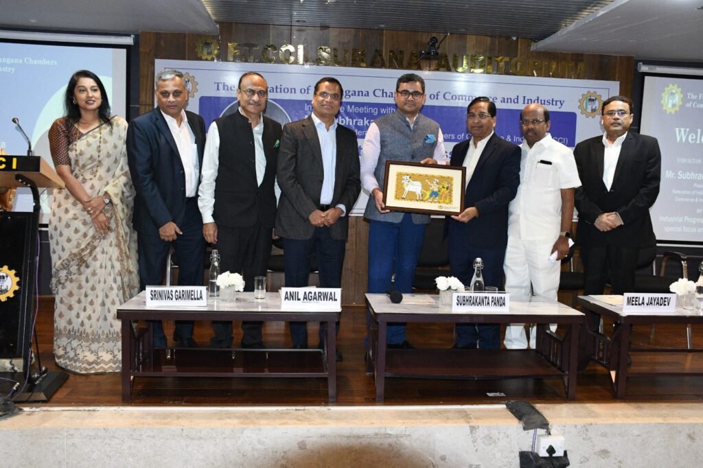 FTCCI's interactive meet with Subhrakant Panda, President of FICCI held