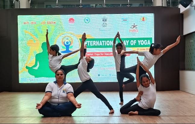 MRG School Inspires Students to Embrace Yoga on International Yoga Day