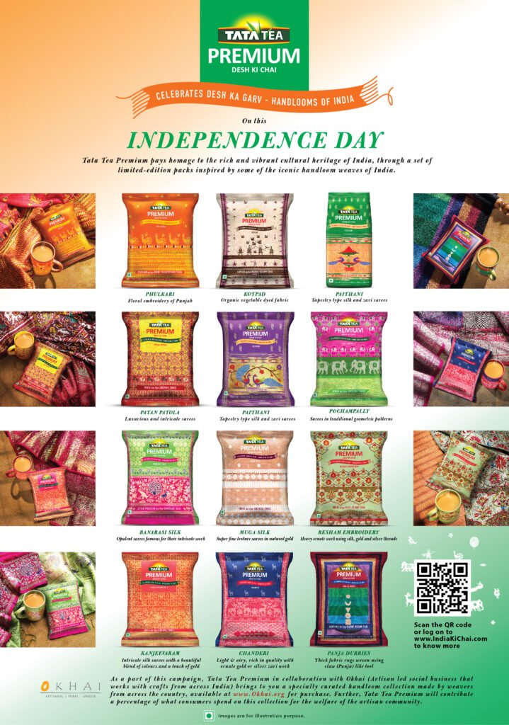 Tata Tea Premium Pays Homage to India’s Rich & Vibrant Handloom Legacy This With Its ‘desh Ke Dhaage’ Campaign
