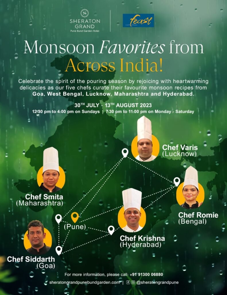 Indulge in a monsoon themed brunch at Sheraton Grand Pune