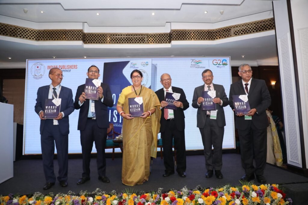 Union Minister Smriti Zubin Irani inaugurates the Indian Publishers Conference 2023