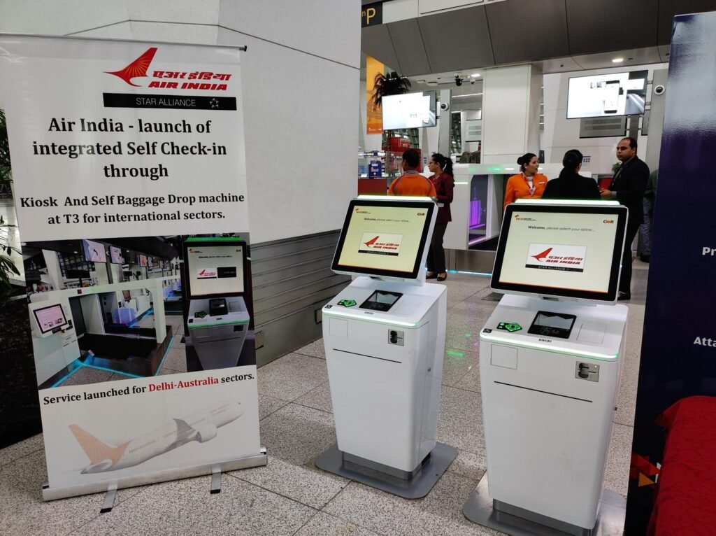 Air india introduces integrated self-baggage drop and self check-in facility for domestic and international travellers