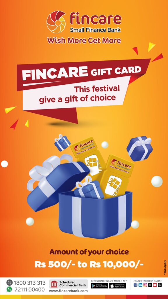 Fincare Small Finance Bank Elevates Banking Experience with the Launch of Pre-paid Cards this festive season
