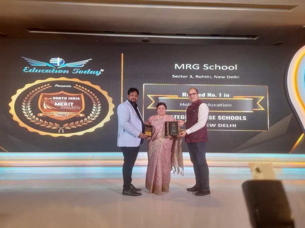 MRG School Ranks No. 1 in Holistic Education at North India School Merit Awards 2023