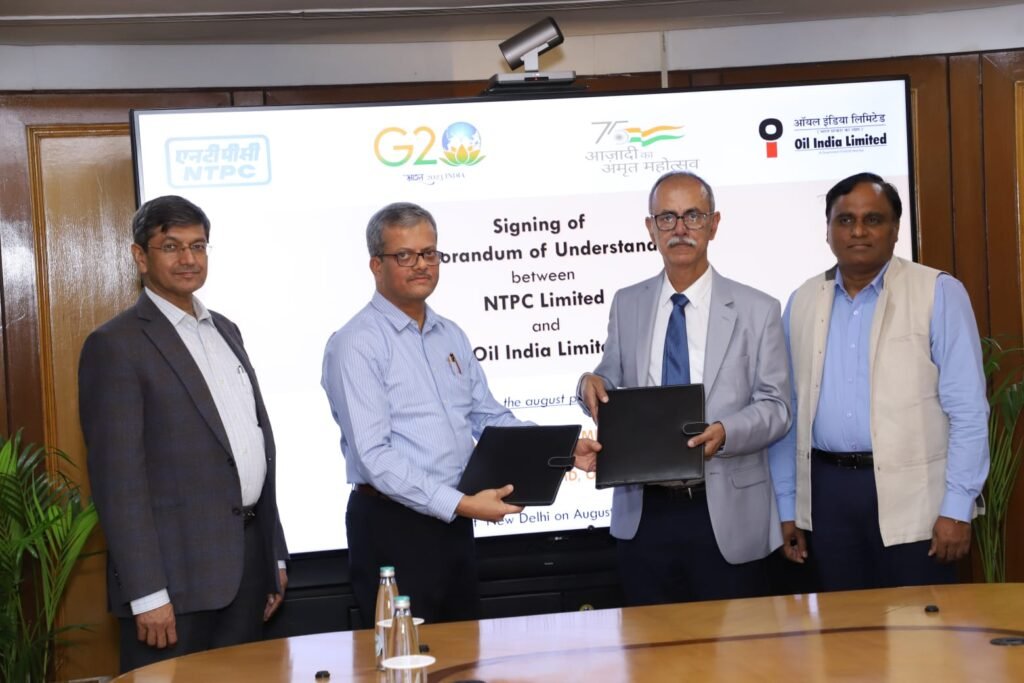 NTPC, OIL Ink MoU for RE & Green Initiatives
