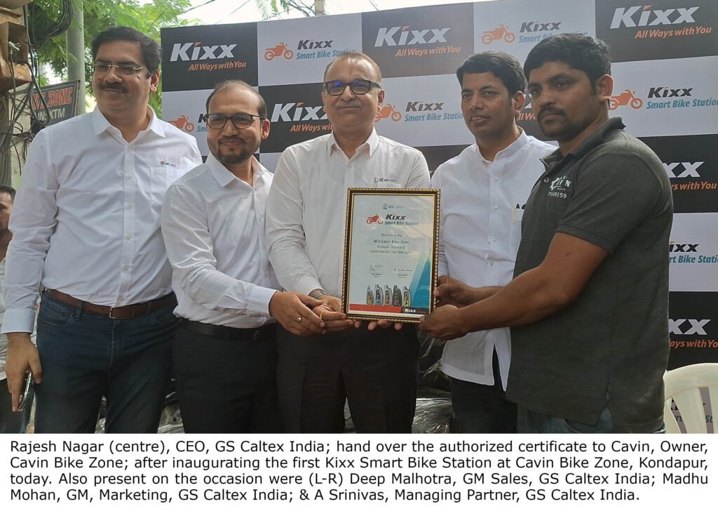 GS Caltex India Launches Kixx Smart Bike Stations in Hyderabad