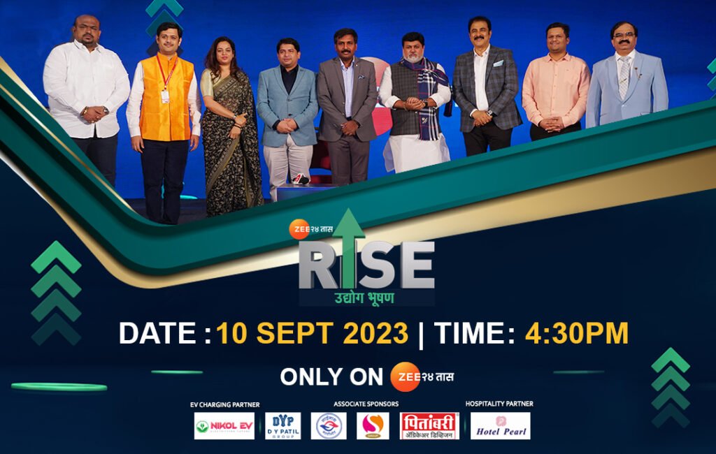 Zee24 TAAS to telecast 'RISE: Udyog Bhushan’ on 10th September at 4:30pm