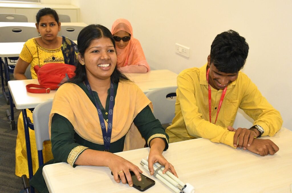 16 Visually challenged explored Skill Development and Employment opportunities in interactive session at FTCCI