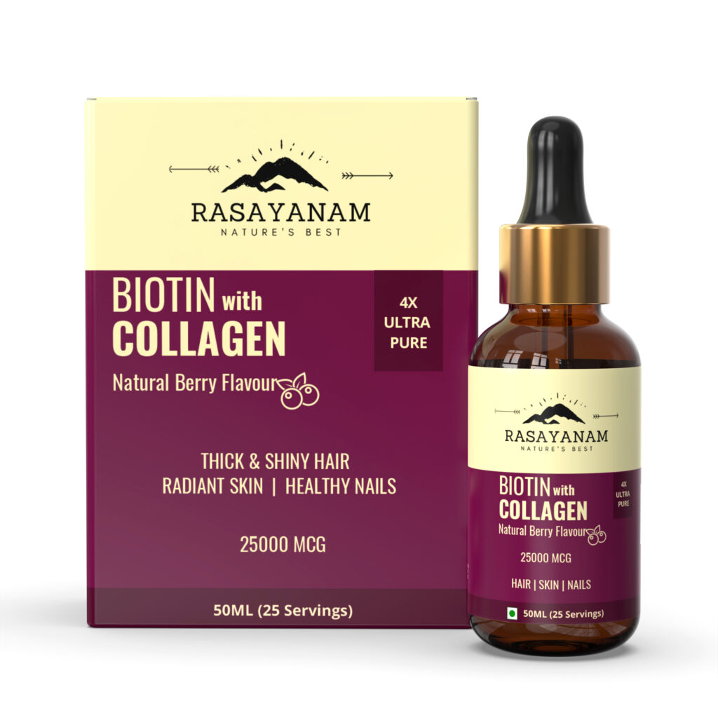 Ayurvedic Brand Rasayanam Launches Liquid Biotin with Collagen 25000mcg for Enhanced Hair and Skin Health