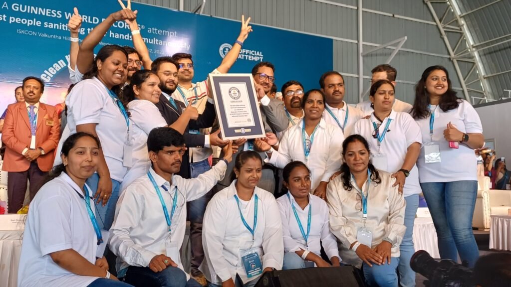 Gleneagles Hospitals Unites Bengaluru, Sets Guinness World Record for Hand Sanitization