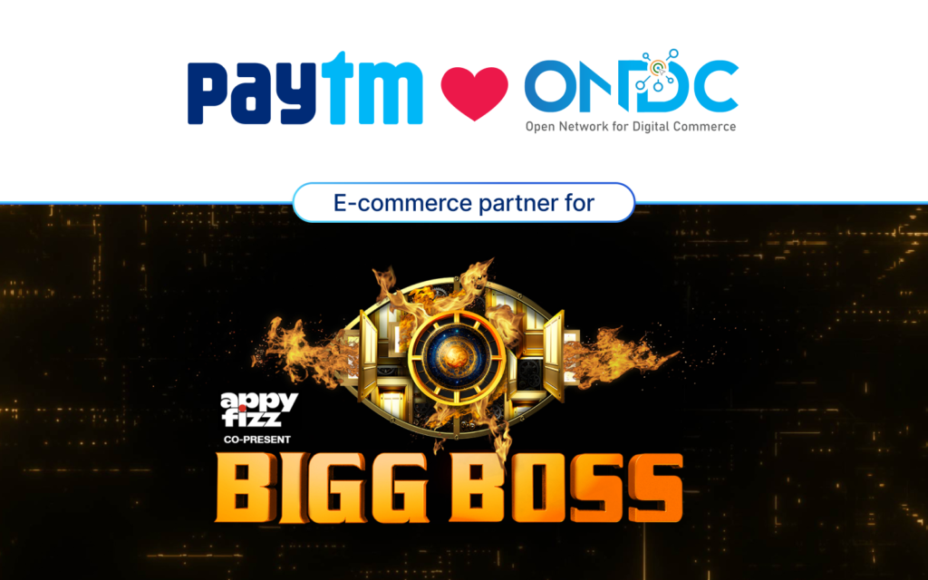 Paytm se ONDC is the ecommerce partner for online streaming of Bigg Boss season 17 on Jio Cinema, co unveils new logo of Paytm se ONDC