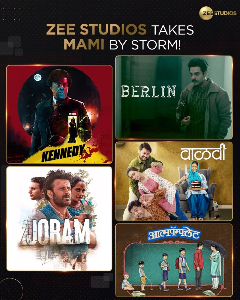 Zee Studios: The Powerhouse with Five Films Set to Dazzle at Jio MAMI Mumbai Film Festival