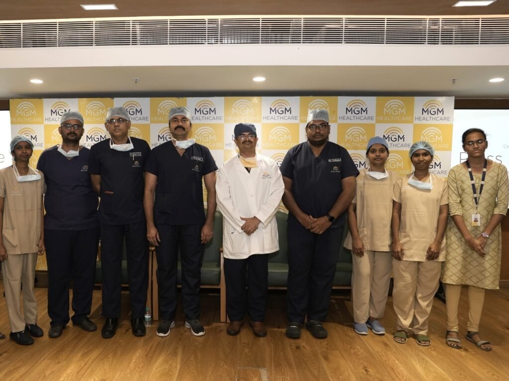  MGM Healthcare announces successful completion of Brain bypass surgery on a 7-year-old child from Andhra Pradesh