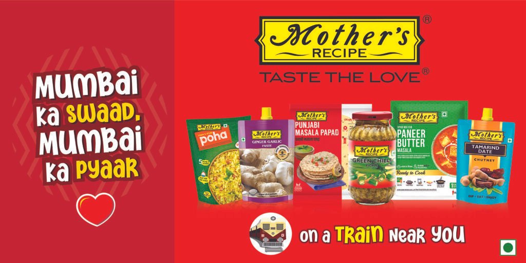 Mother's Recipe unveils ‘Mumbai ka Pyaar’ campaign with iconic Mumbai Local Train Branding