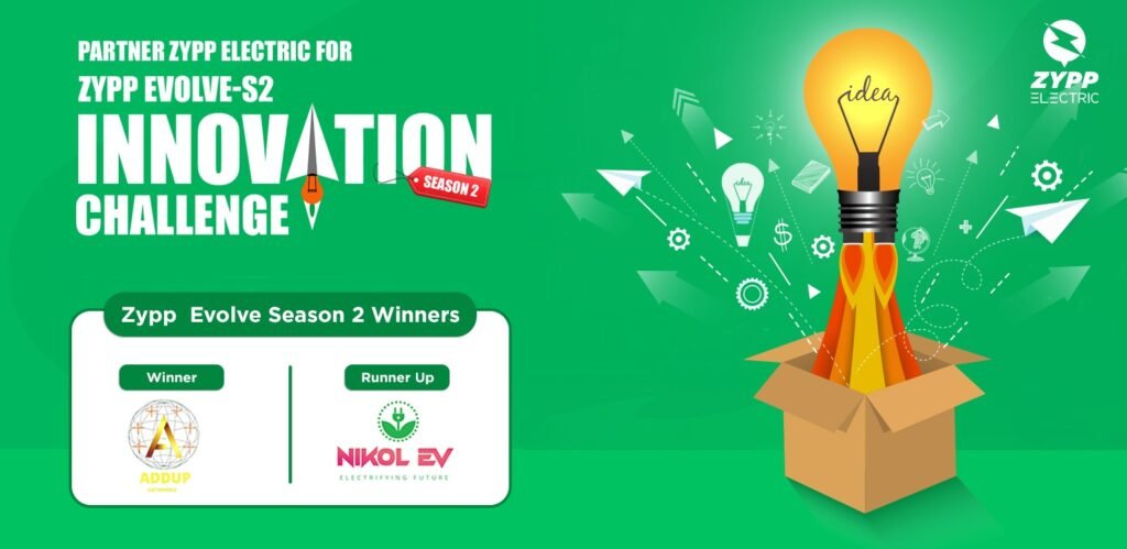 AddUp Networks & NikolEV wins Zypp Electric’s EVolve Challenge Season 2; get incubation & funding