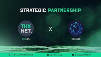 THXNET. Announce Strategic Partnership With Coinweb To Accelerate Blockchain Adoption For Web2 Enterprise.