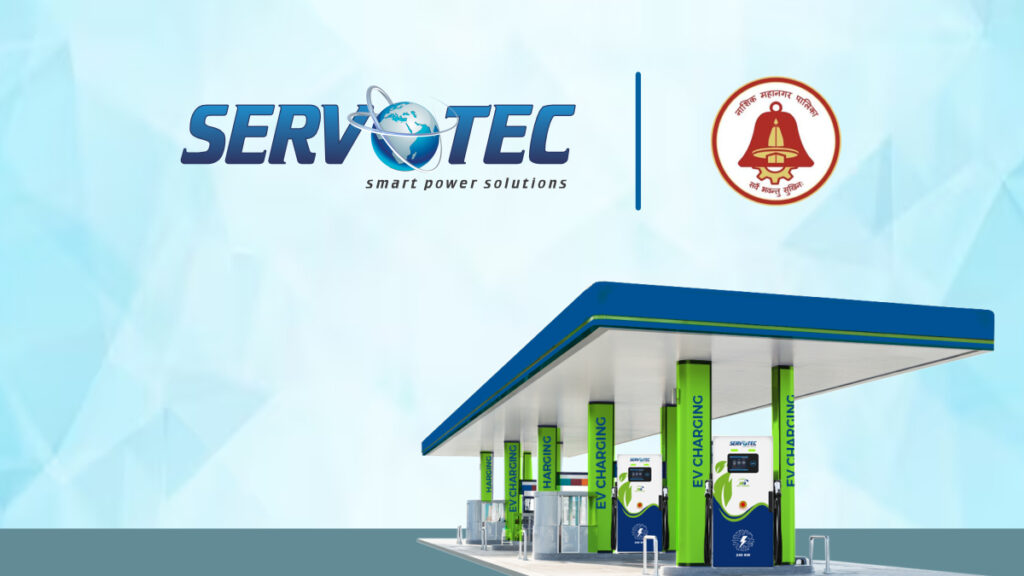 Servotech Power Systems to Build 20 EV Charging Stations for Nashik Municipal Corporation