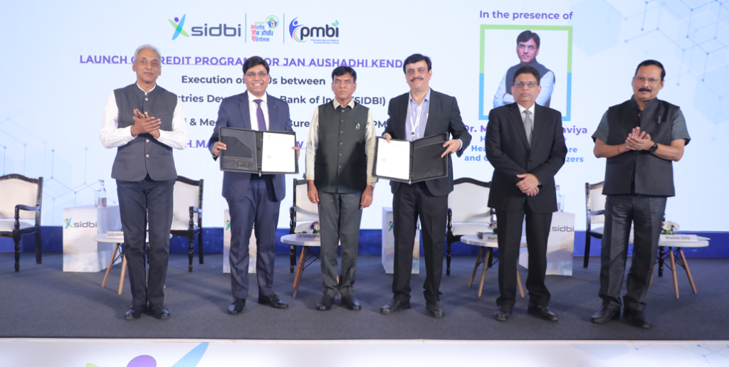 SIDBI & PMBI sign MoU for credit assistance to Jan Aushadhi Kendras